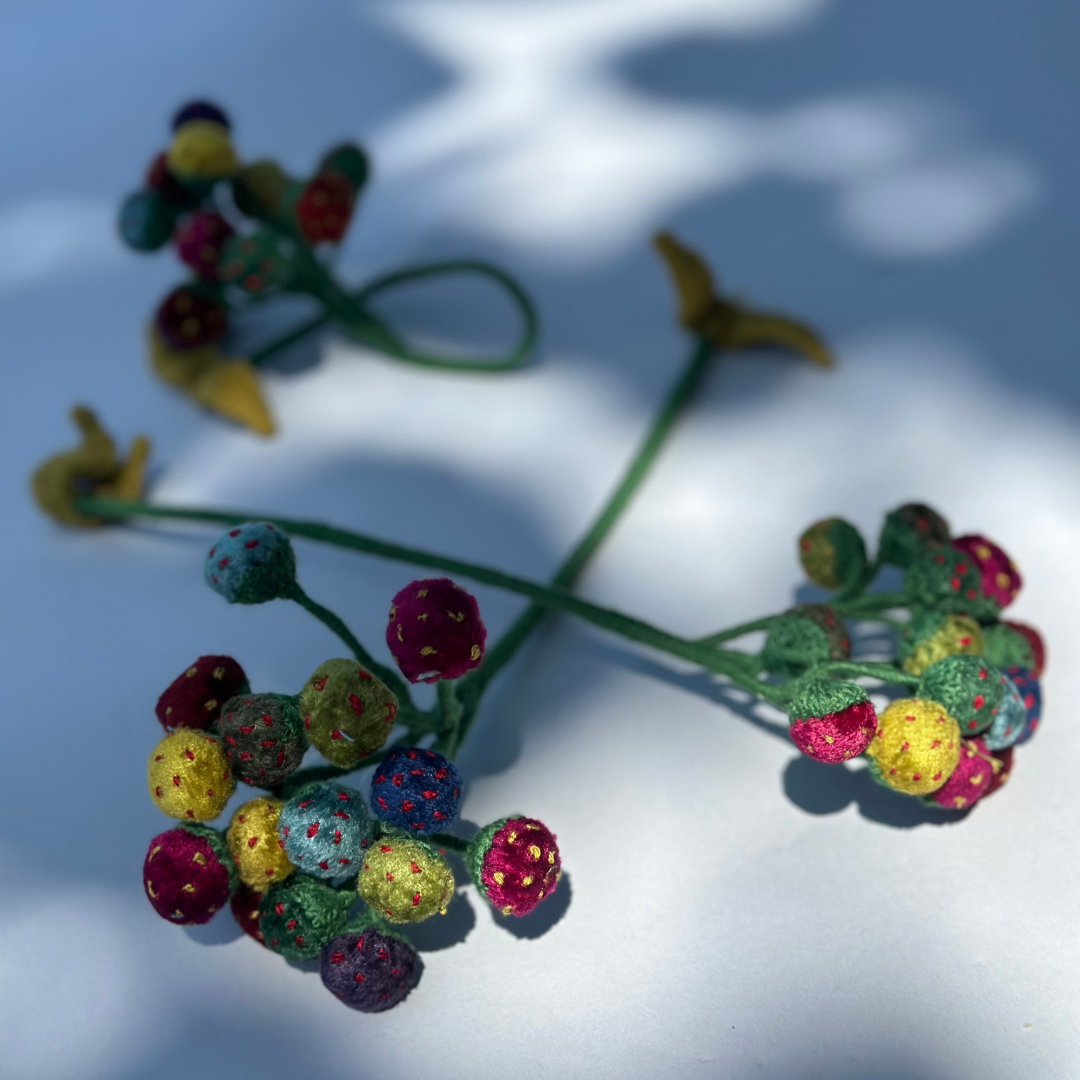 Bouquet of Flowers Napkin Ties (6 pieces)