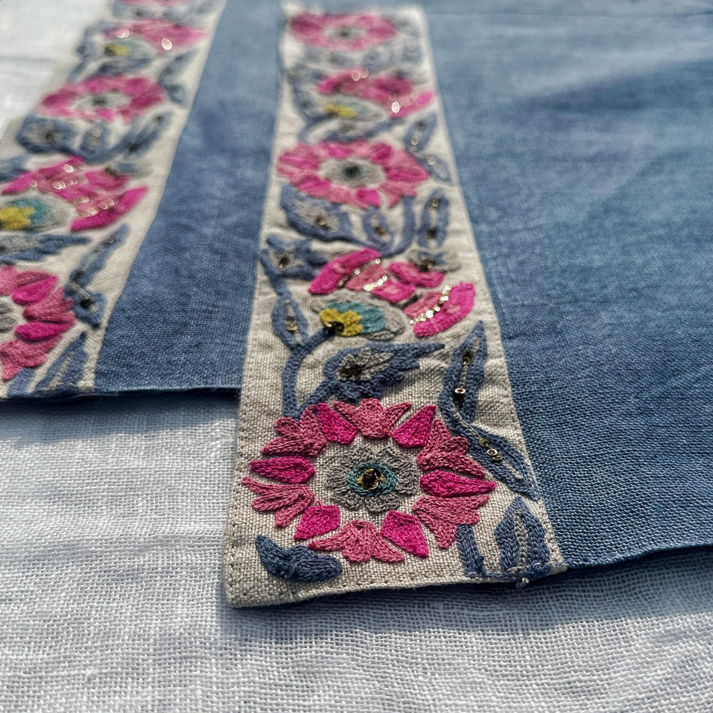 Anaar Butah Embroidered Placemats (Set of 2 )