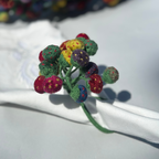 Bouquet of Flowers Napkin Ties (6 pieces)