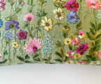 Foresta Pista Green Raw Silk Cushion (12 by 20 Inches)