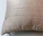 Poppy Sitara Handcrafted Raw Silk  Cushion (8 by 16 Inches)