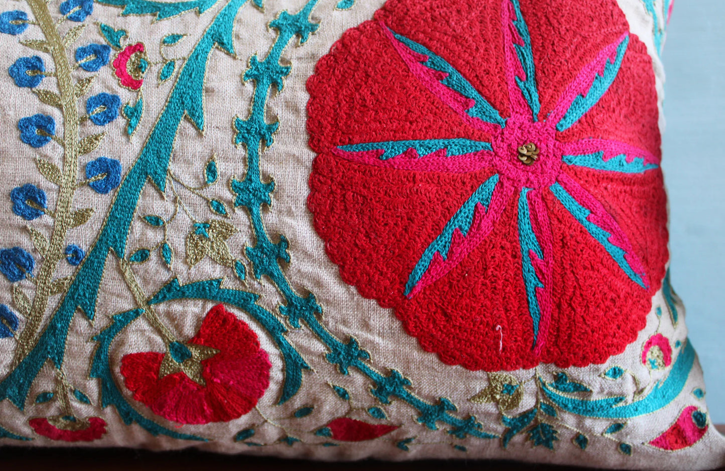 Fergana Linen Cushion Cover