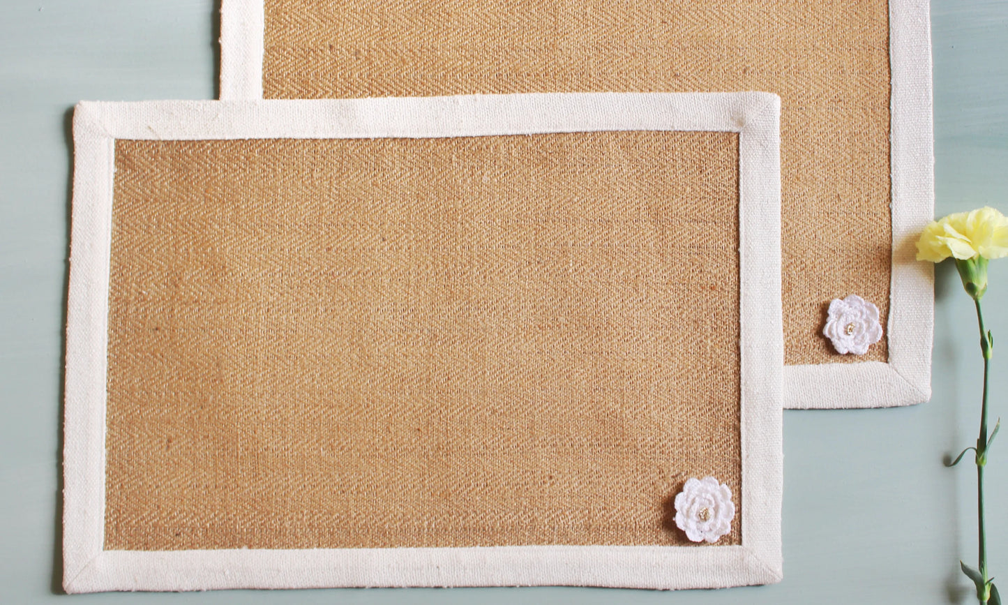 Jute Linen Placemats (Set of 4)