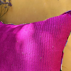 Tuscany Raani Leher Cushion Cover (20 by 20 Inches)