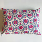 Barfi Phool Suzani Cushion Cover (14 by 20 Inches)